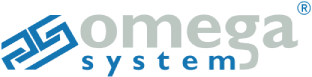 Logo OmegaSystem – gabloty, stojaki na ulotki, stoiska targowe